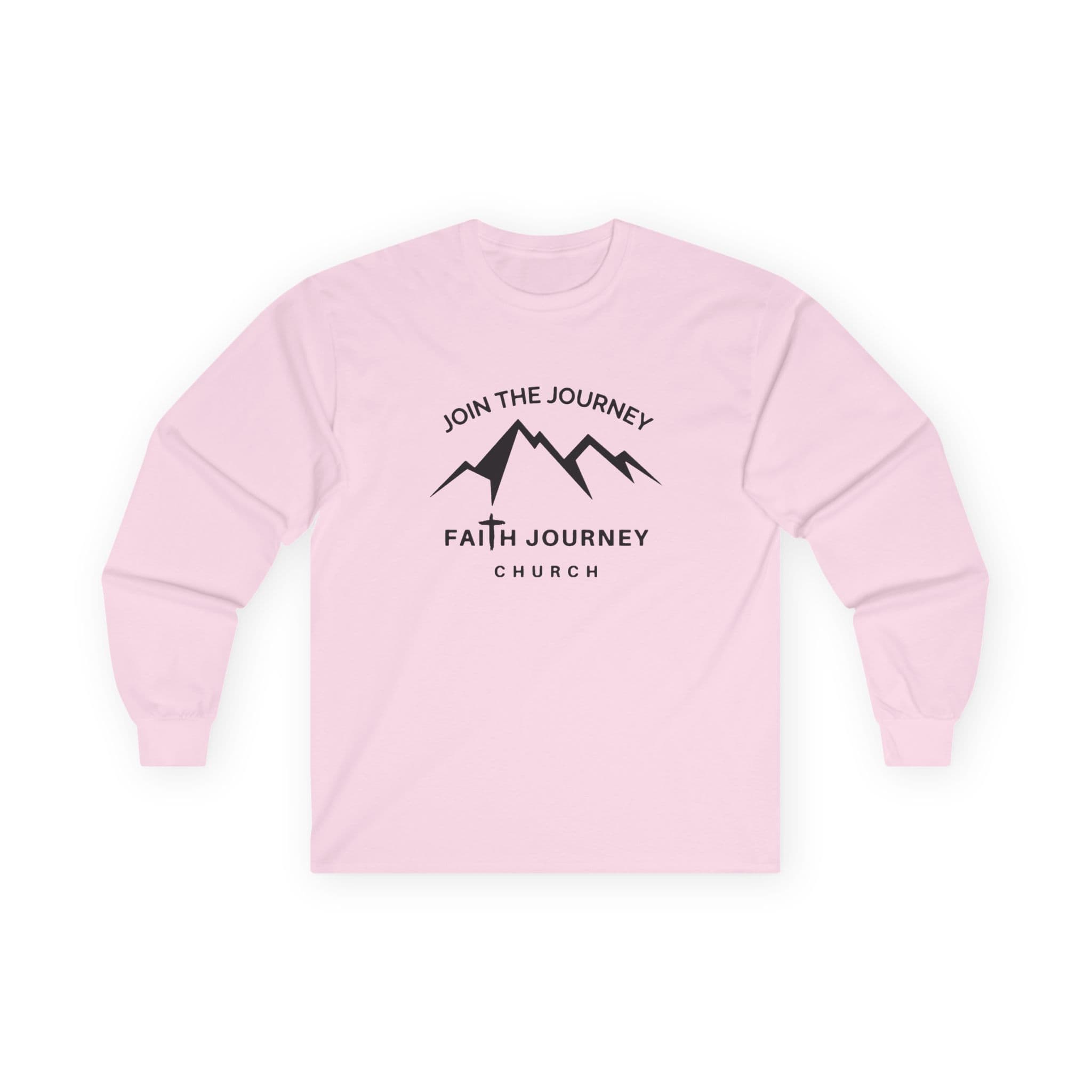 Faith Journey Church "Join the Journey" Long Sleeve Tee, Inspirational Apparel, Church Event Wear, Casual Faith Clothing - Image 10
