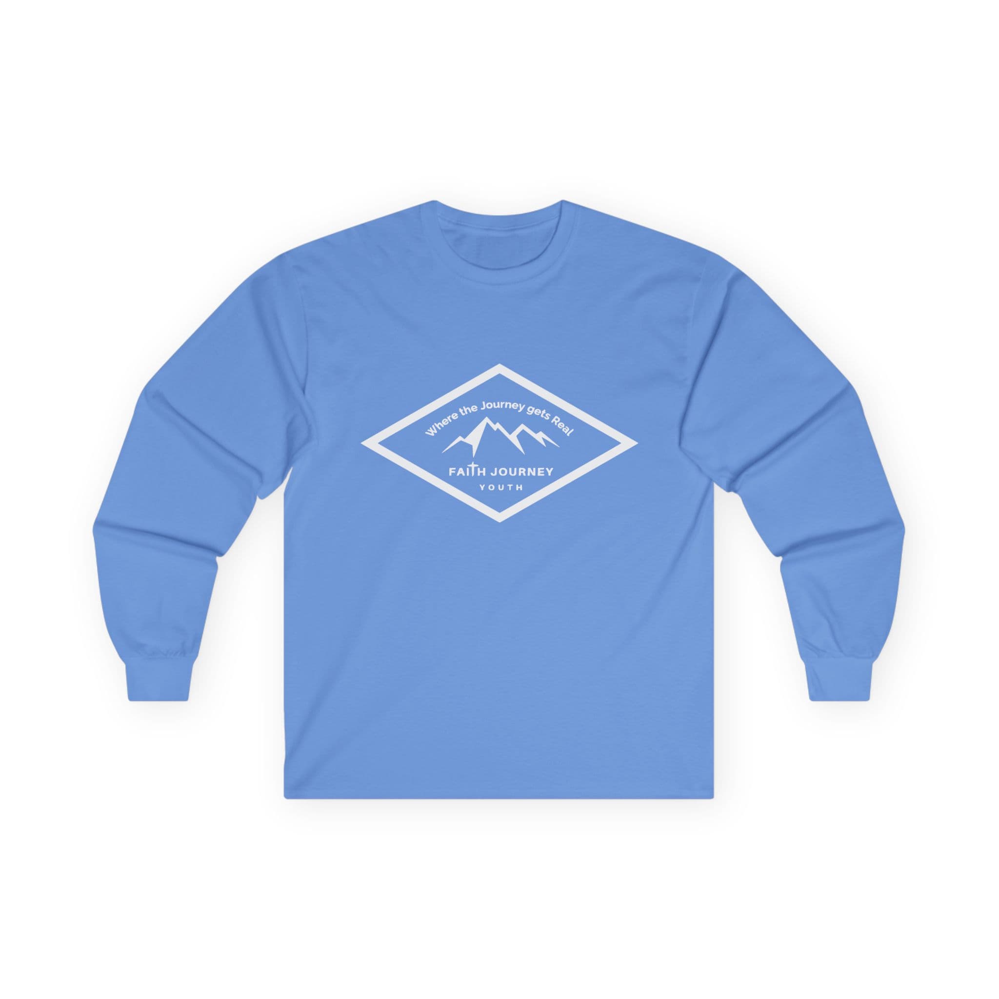 Faith Journey Youth Long Sleeve Tee, Inspirational Apparel, Church Event Wear, Casual Faith Clothing - Image 7