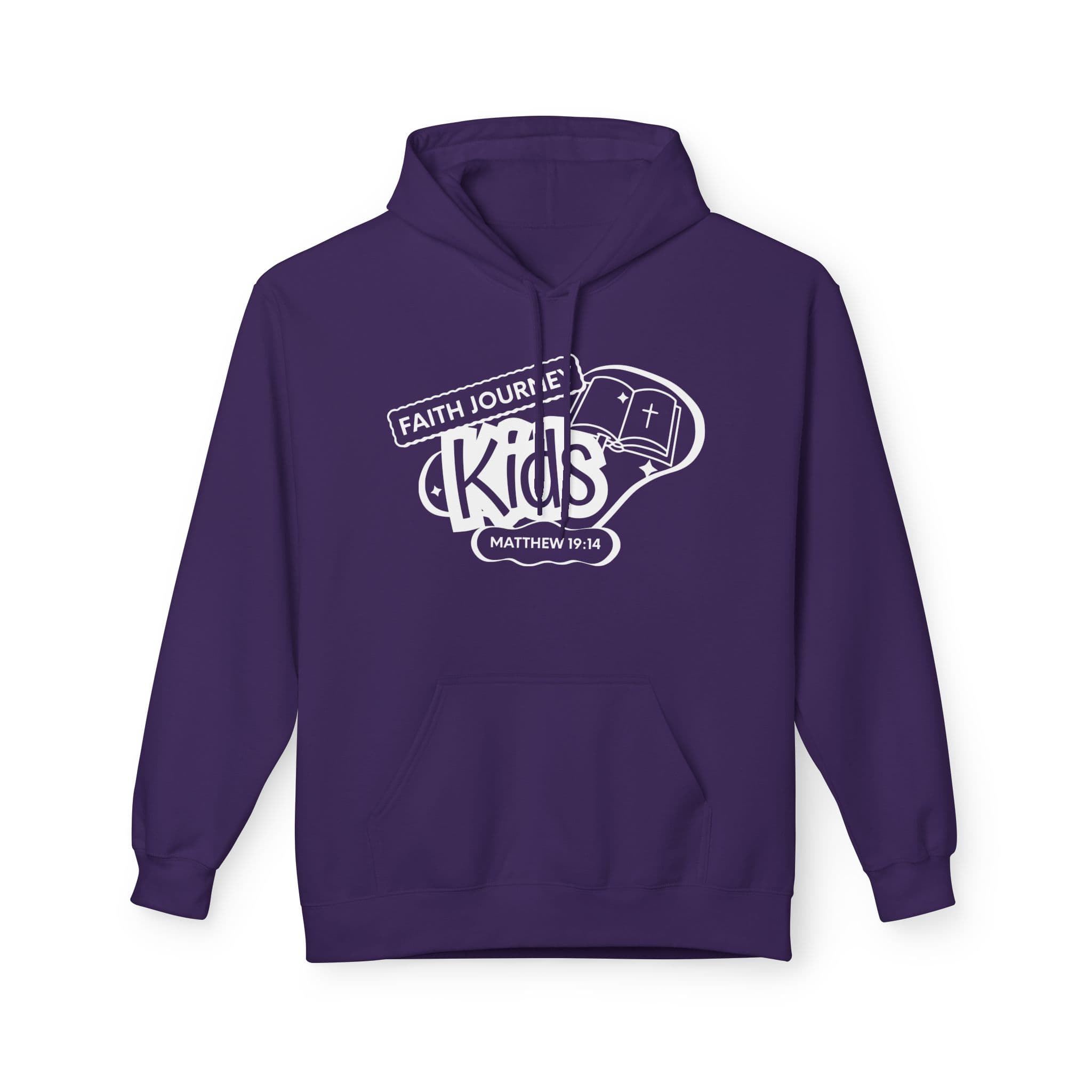 "Faith Journey Kids" Hoodie | Unisex Fleece Sweatshirt for Church Events, Outdoor Adventures, Cozy Gifts - Image 10