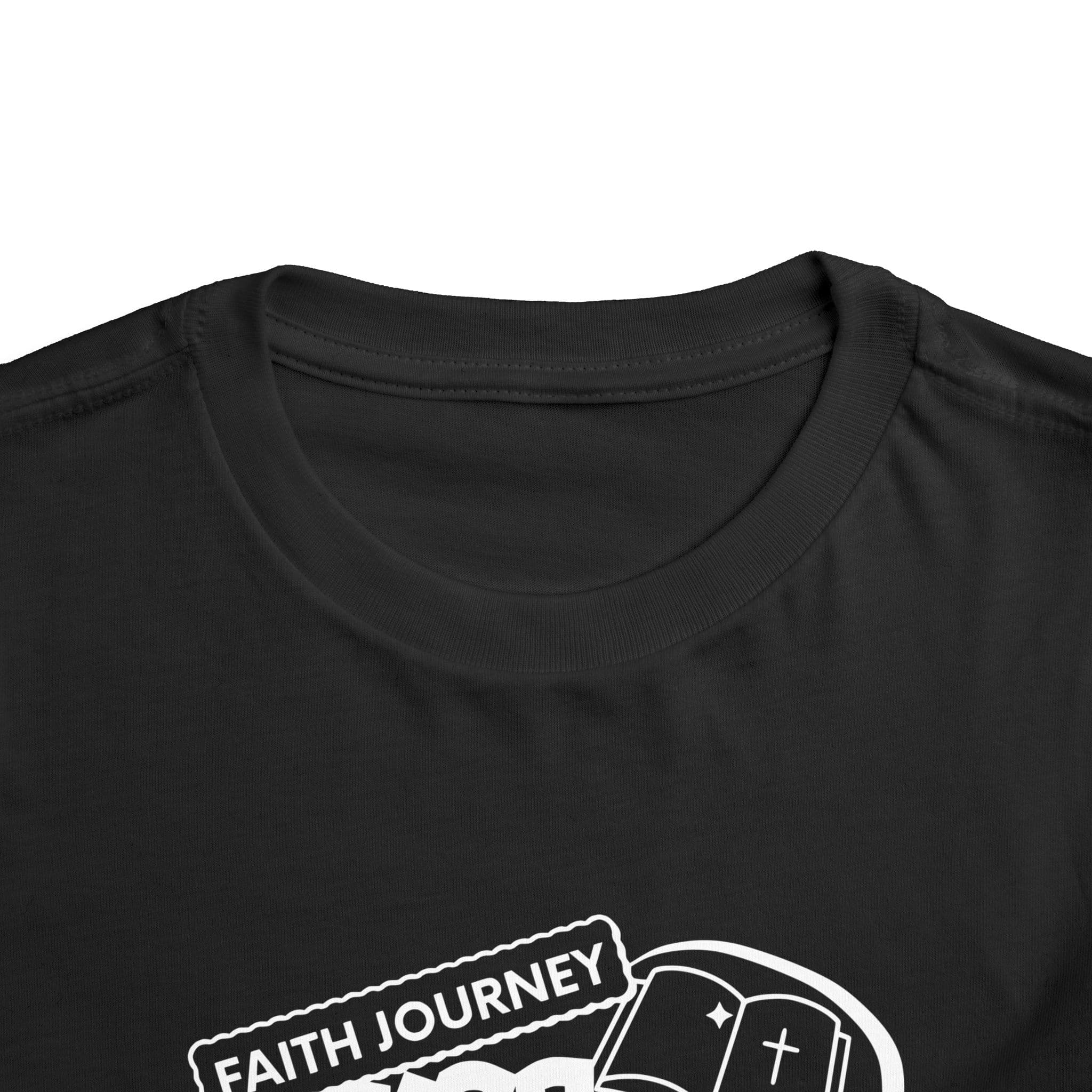 "Faith Journey Kids" Toddler Tee — "Faith Journey Kids" Matthew 19:14 Religious Short Sleeve - Image 6