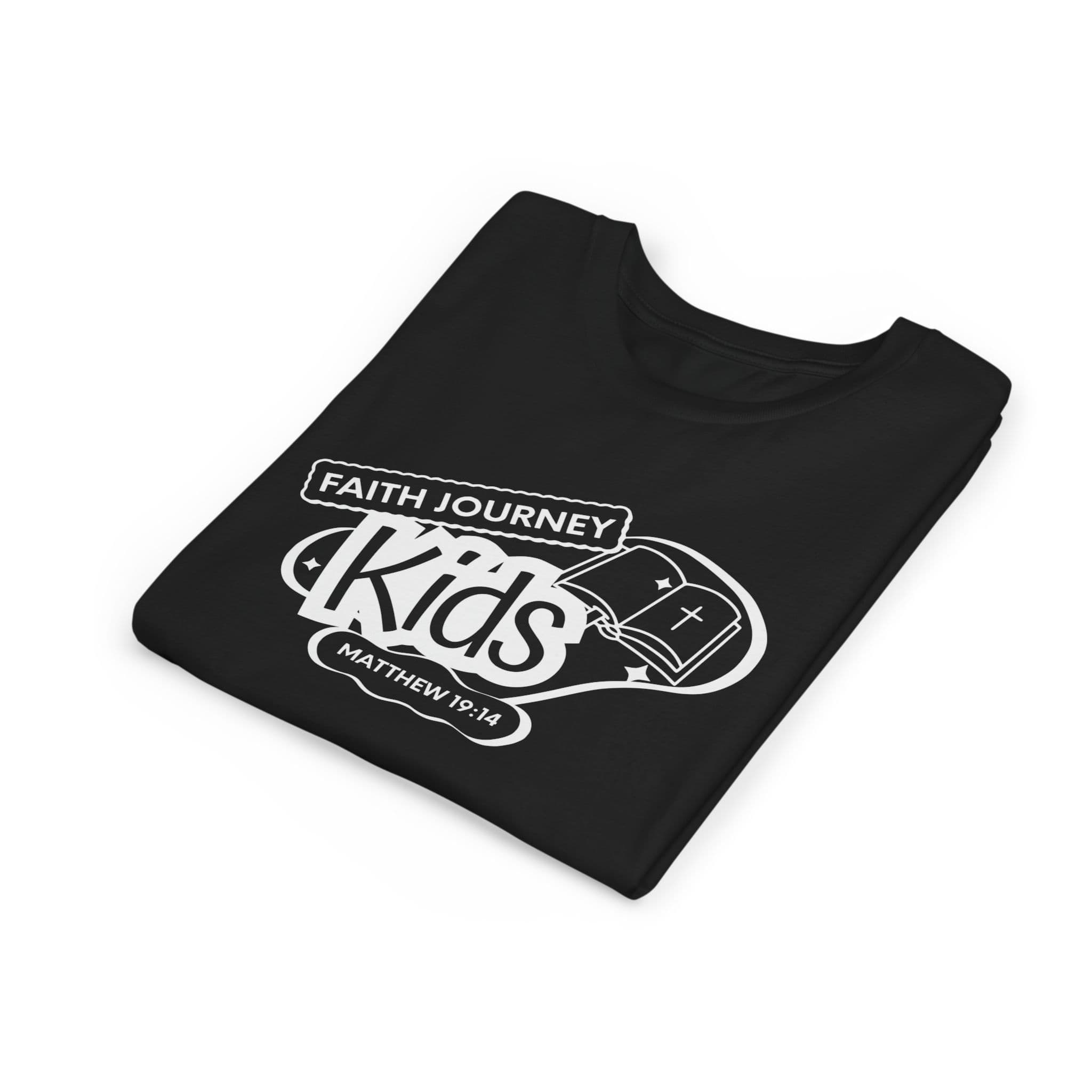 Faith Journey Kids Youth T‑Shirt – Matthew 19:14 Church Kids Tee - Image 8