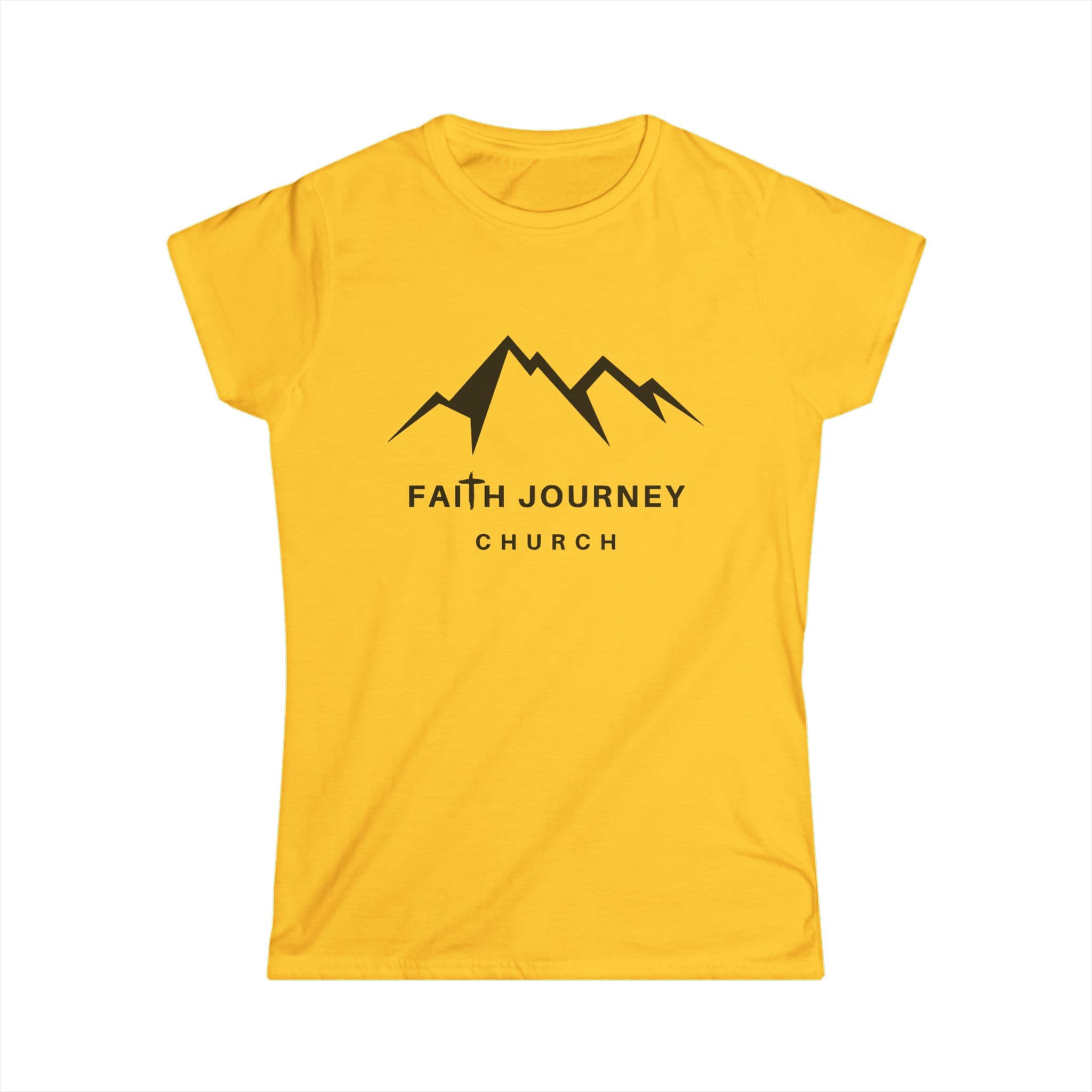 Faith Journey Church Women's Tee, Motivational Shirt, Church Apparel, Faith-Based Clothing - Image 3