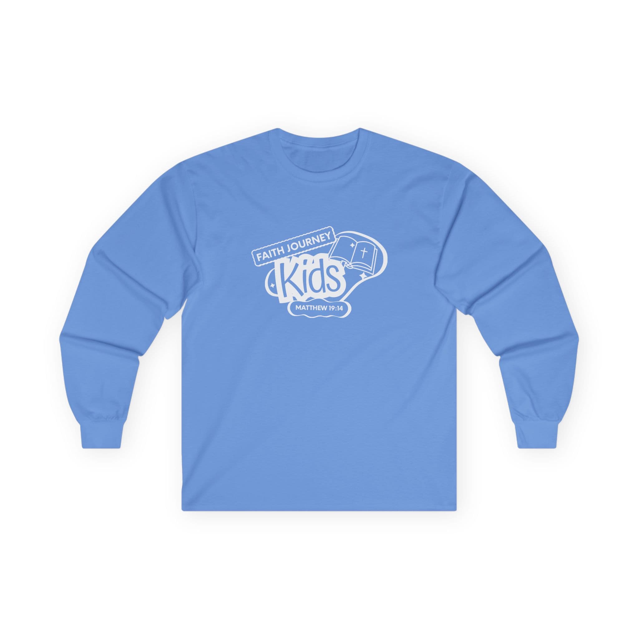 Faith Journey Kids Long Sleeve Tee, Inspirational Apparel, Church Event Wear, Casual Faith Clothing - Image 7