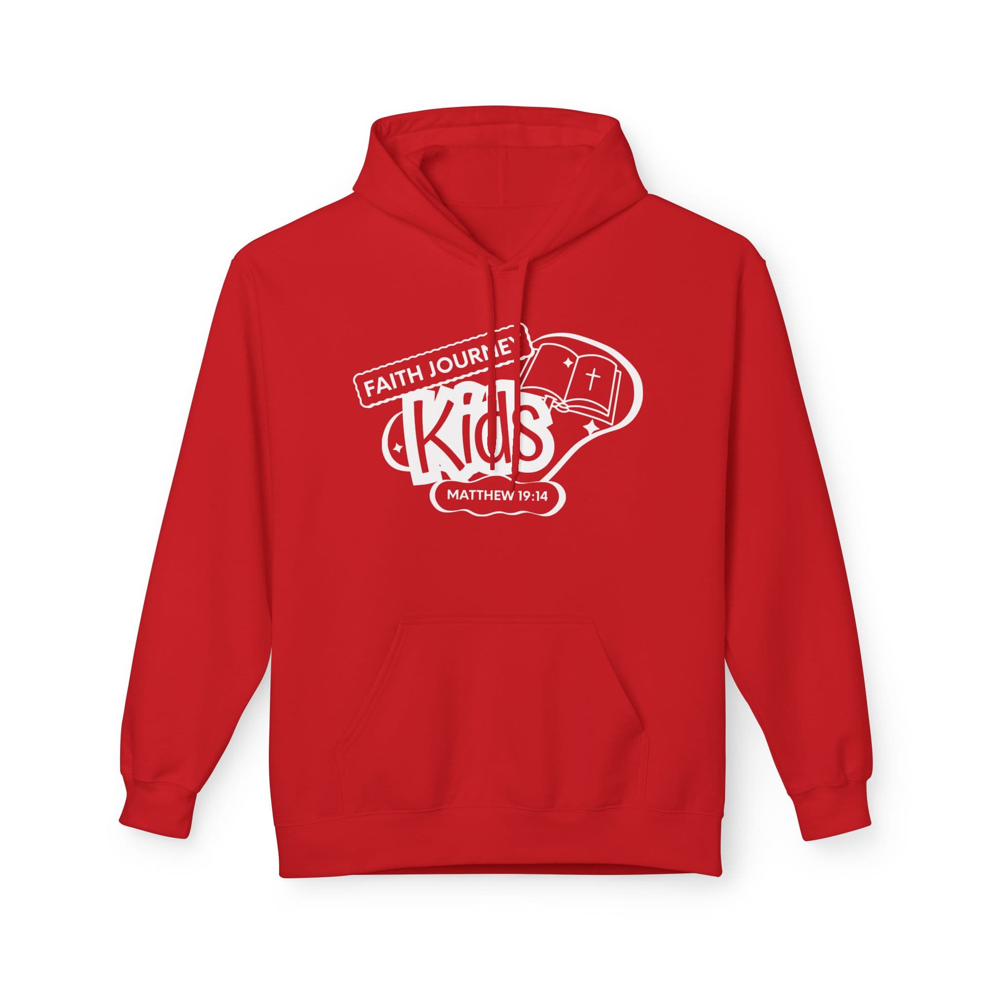 "Faith Journey Kids" Hoodie | Unisex Fleece Sweatshirt for Church Events, Outdoor Adventures, Cozy Gifts - Image 12
