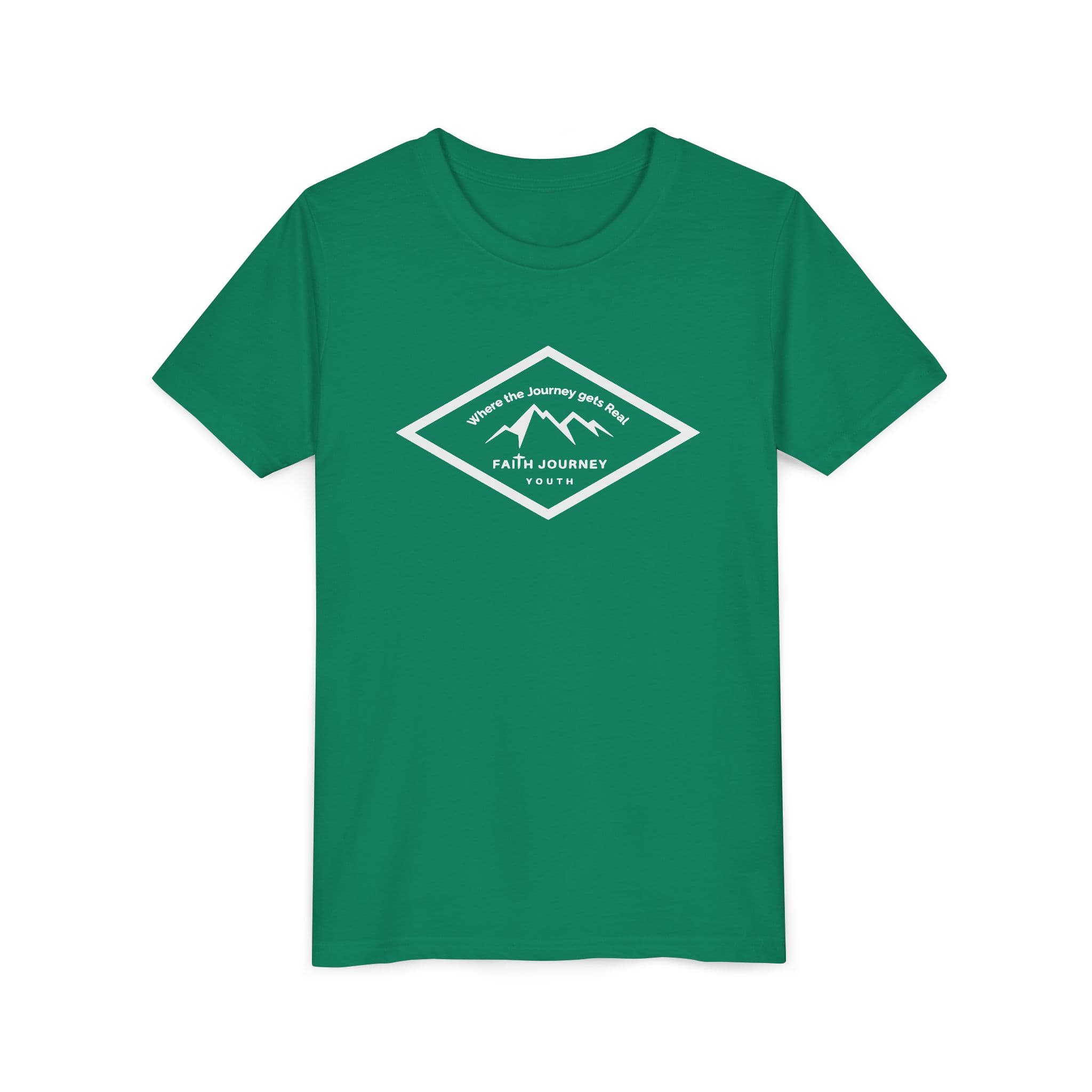 "Faith Journey Youth" Kids Size Short Sleeve Tee - Motivational Shirt for Kids, Great for Church Events, Inspirational Gift, Casual Wear, Outdoor [...] - Image 10