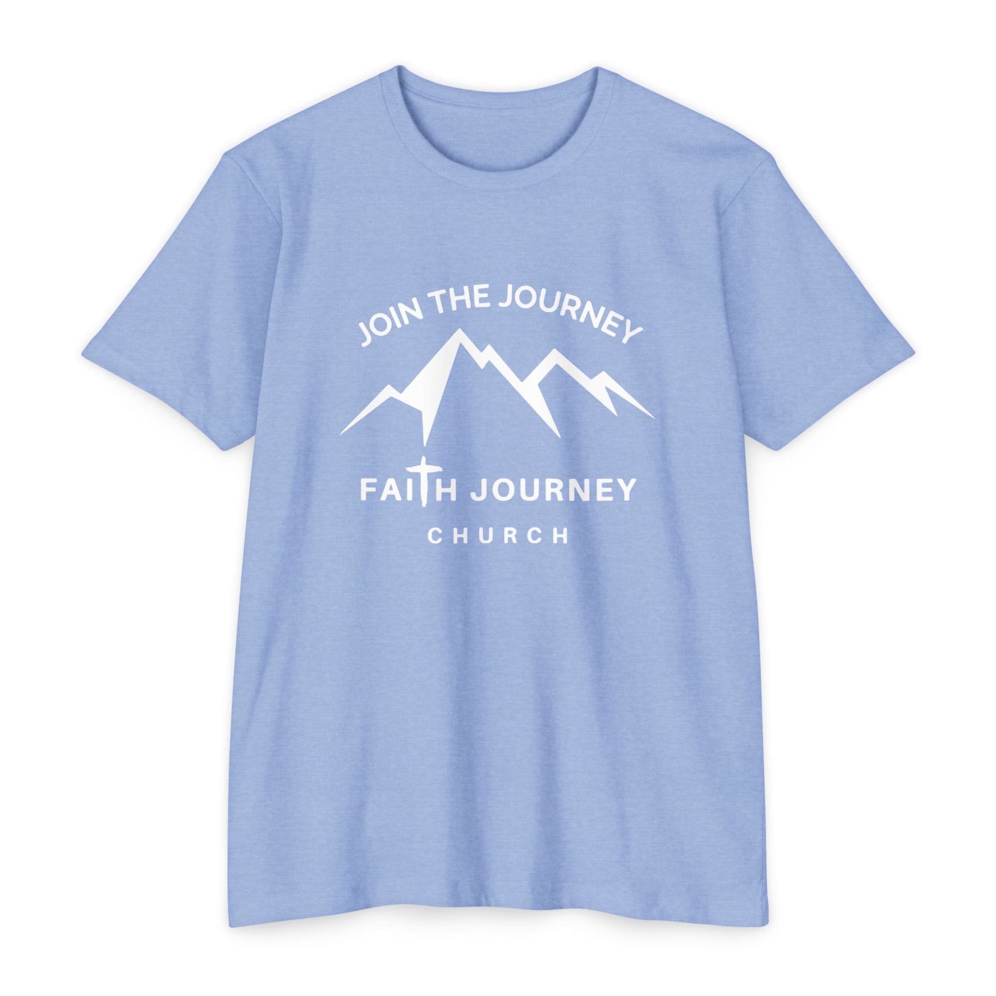 Faith Journey Church "Join the Journey" - Premium T-Shirt, Motivational Tee, Unisex Graphic Shirt, Adventure Shirt 60% Poly - 40% Cotton - Image 7