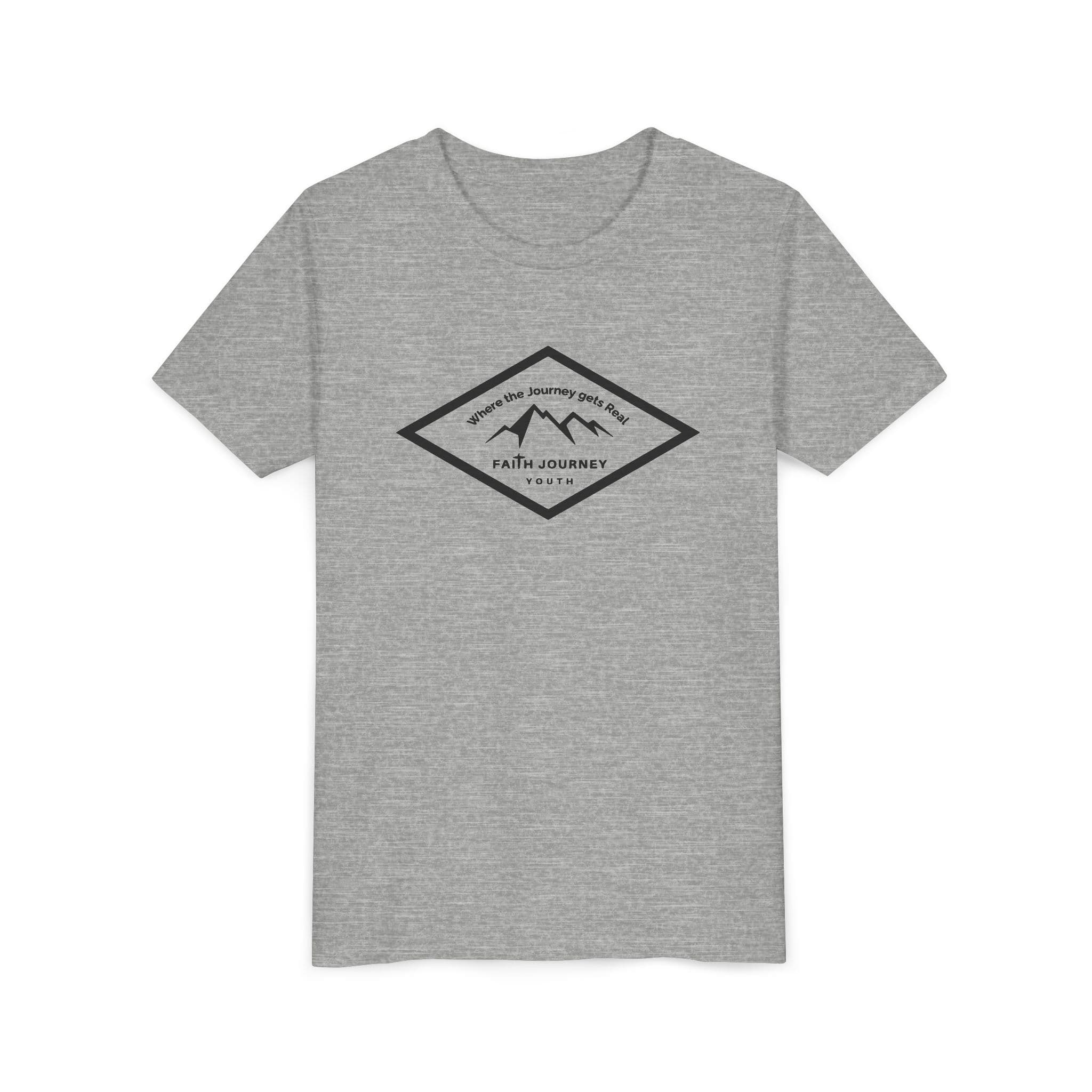 "Faith Journey Youth" Kids Size Short Sleeve Tee - Motivational Shirt for Kids, Great for Church Events, Inspirational Gift, Casual Wear, Outdoor [...] - Image 13