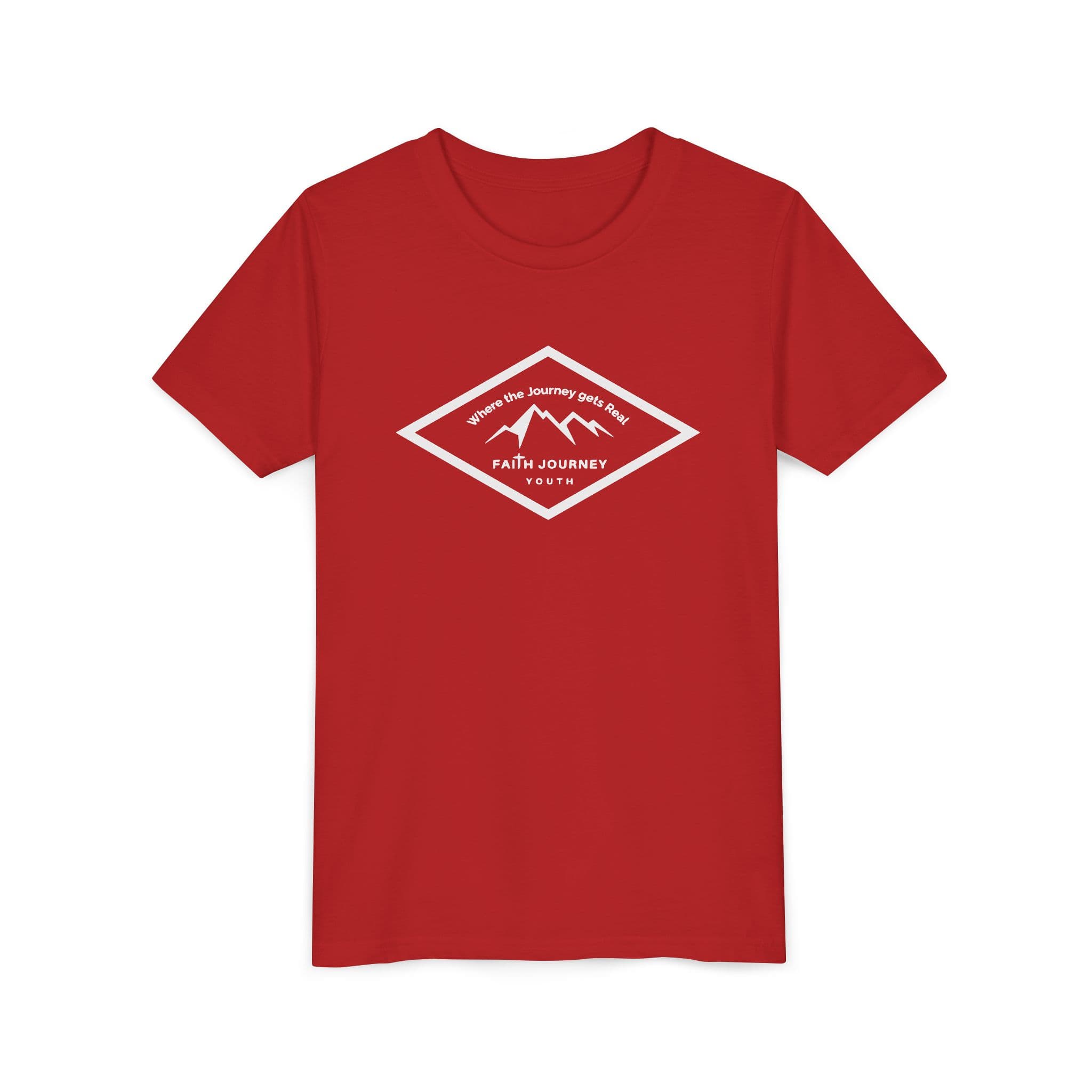 "Faith Journey Youth" Kids Size Short Sleeve Tee - Motivational Shirt for Kids, Great for Church Events, Inspirational Gift, Casual Wear, Outdoor [...] - Image 40