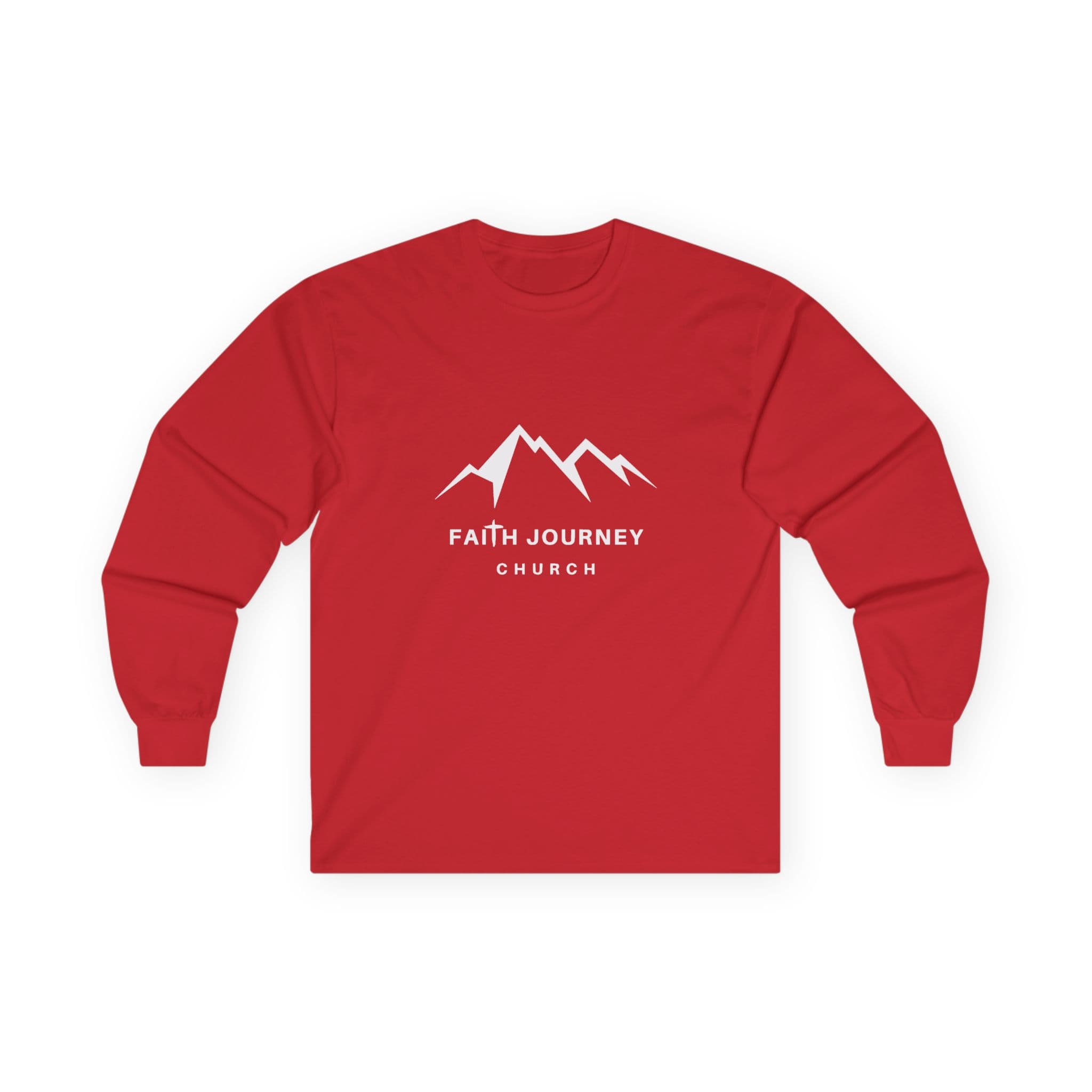 Faith Journey Church Long Sleeve Tee, Inspirational Apparel, Church Event Wear, Casual Faith Clothing - Image 11