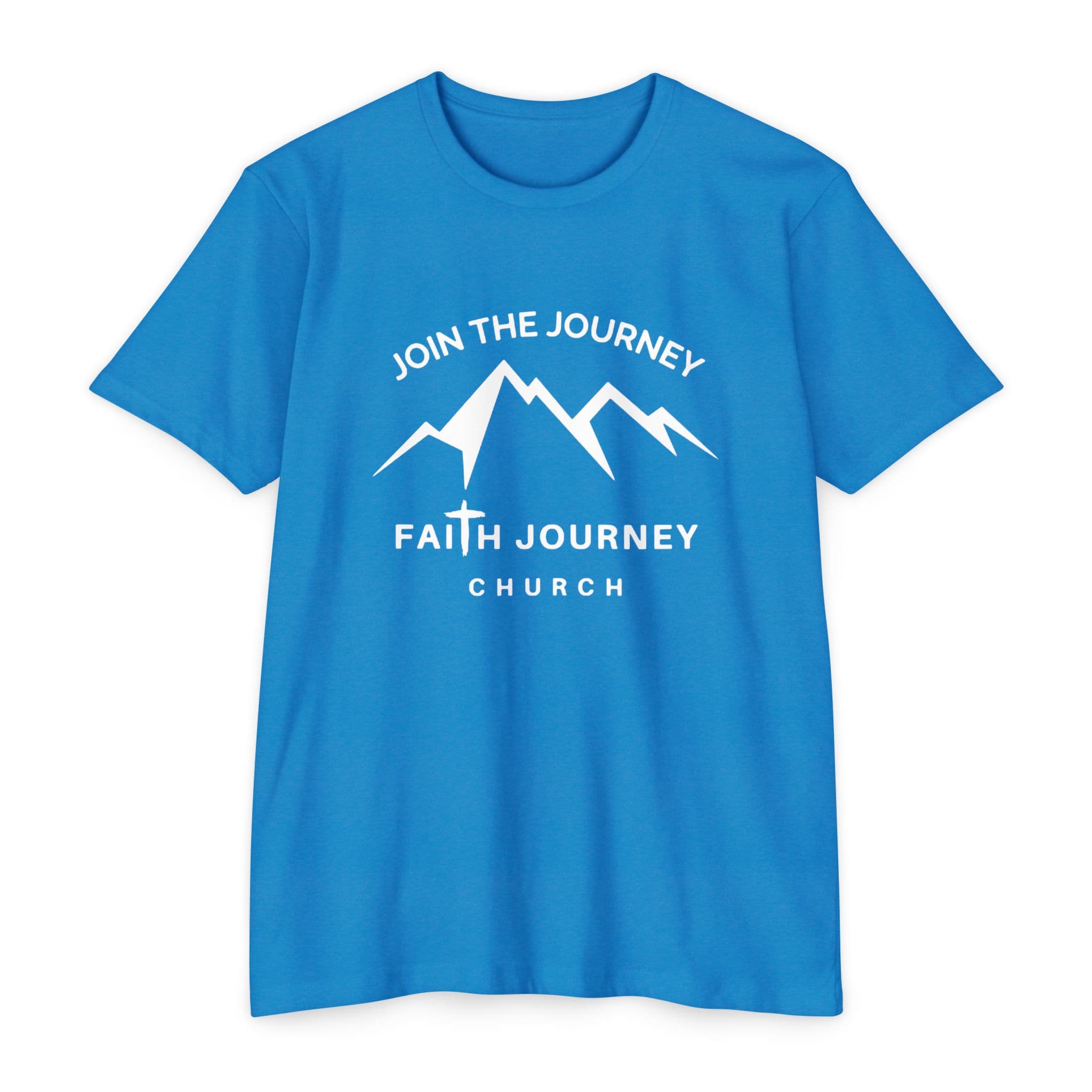 Faith Journey Church "Join the Journey" - Premium T-Shirt, Motivational Tee, Unisex Graphic Shirt, Adventure Shirt 60% Poly - 40% Cotton - Image 8