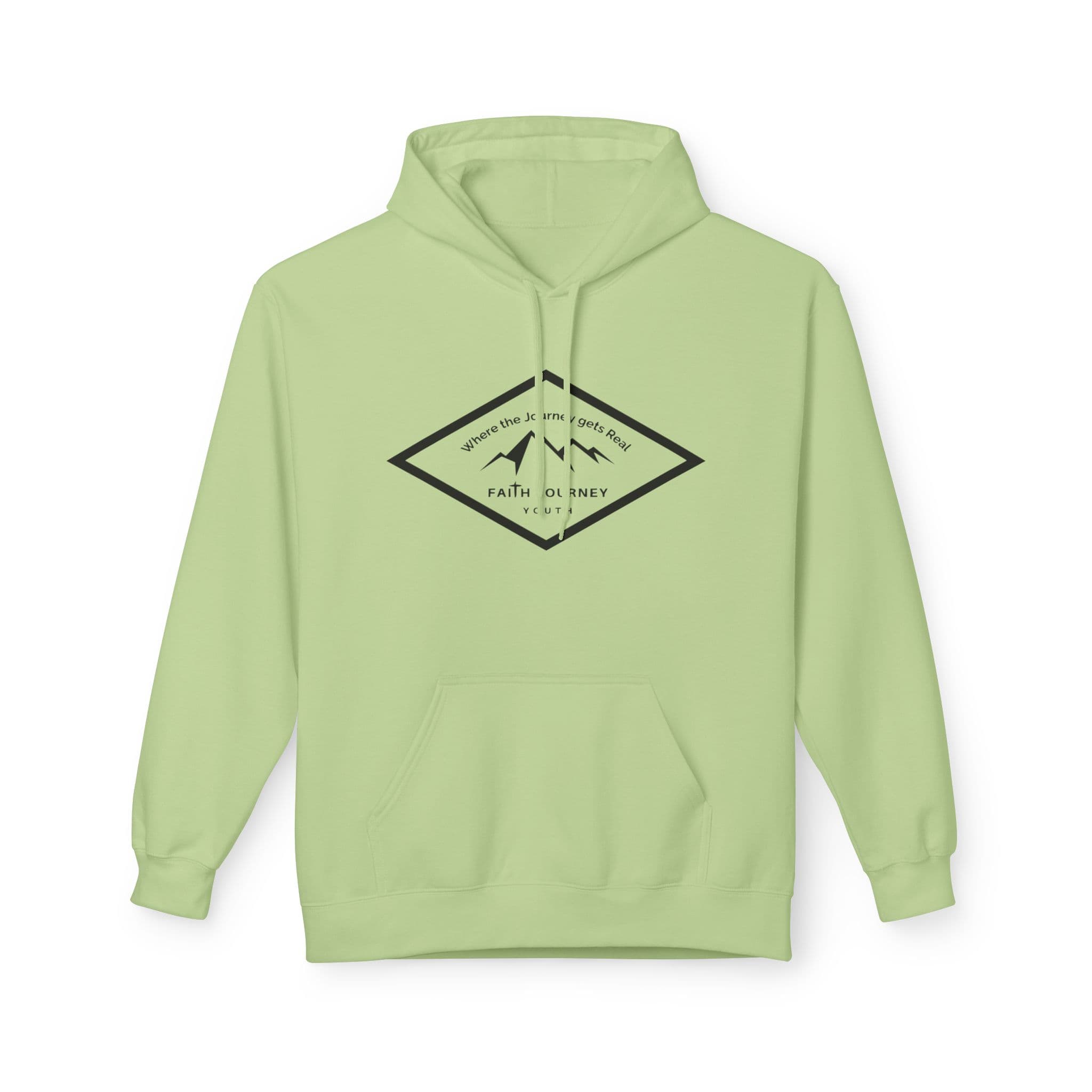 Faith Journey Youth Hoodie | Unisex Fleece Sweatshirt for Church Events, Outdoor Adventures, Cozy Gifts - Image 5