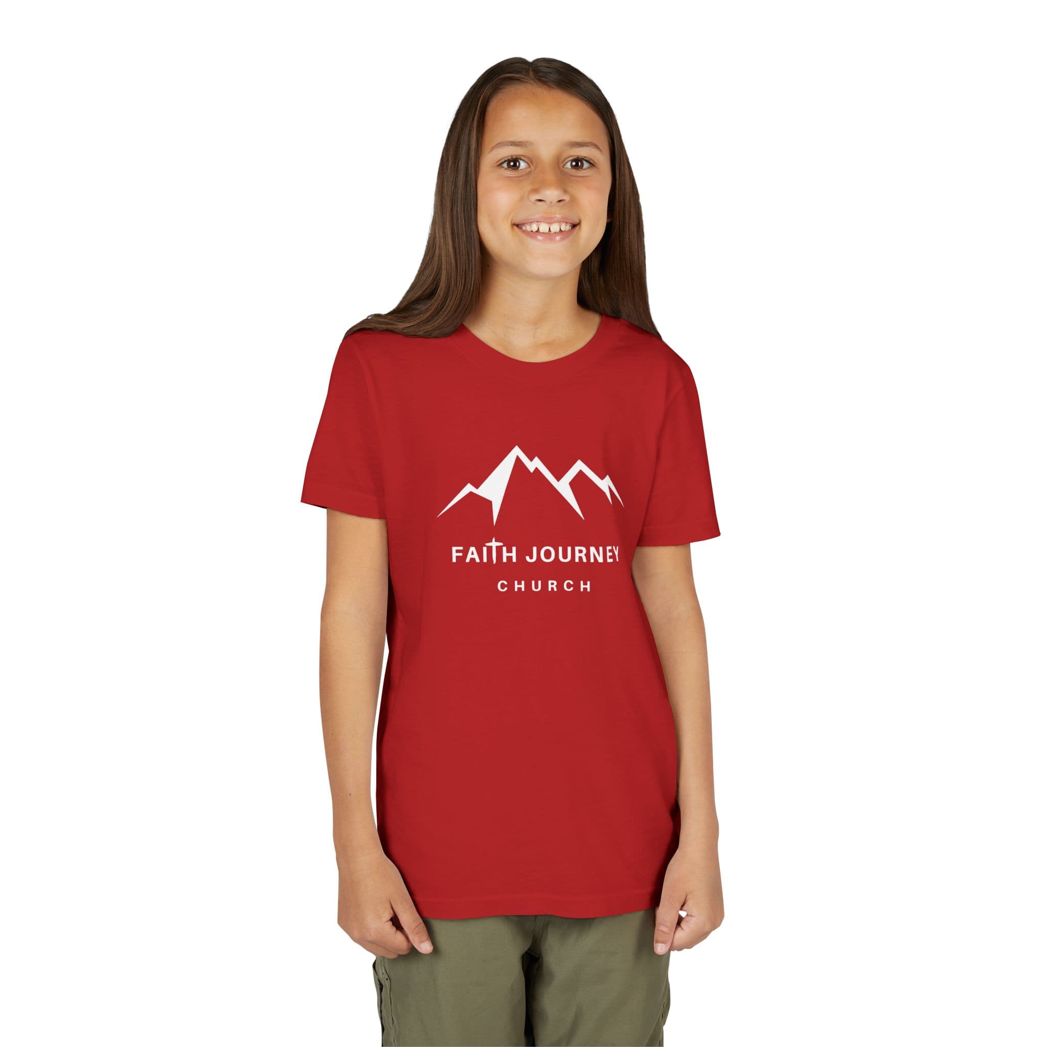 Faith Journey Kids Short Sleeve Tee - Motivational Shirt for Kids, Great for Church Events, Inspirational Gift, Casual Wear, Outdoor [...] - Image 40