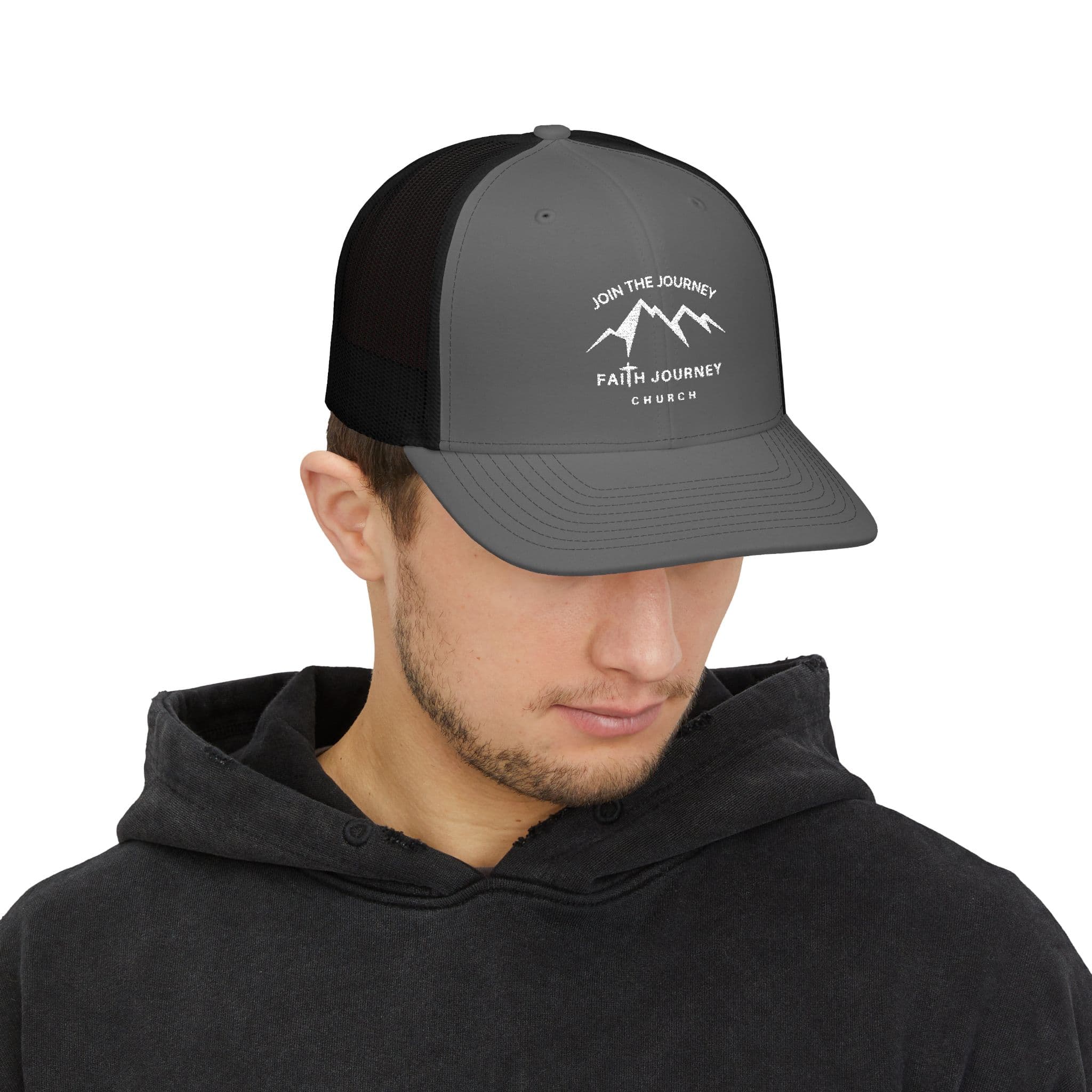 Faith Journey Church Trucker Cap — "Join the Journey" Embroidered Snapback - Image 15