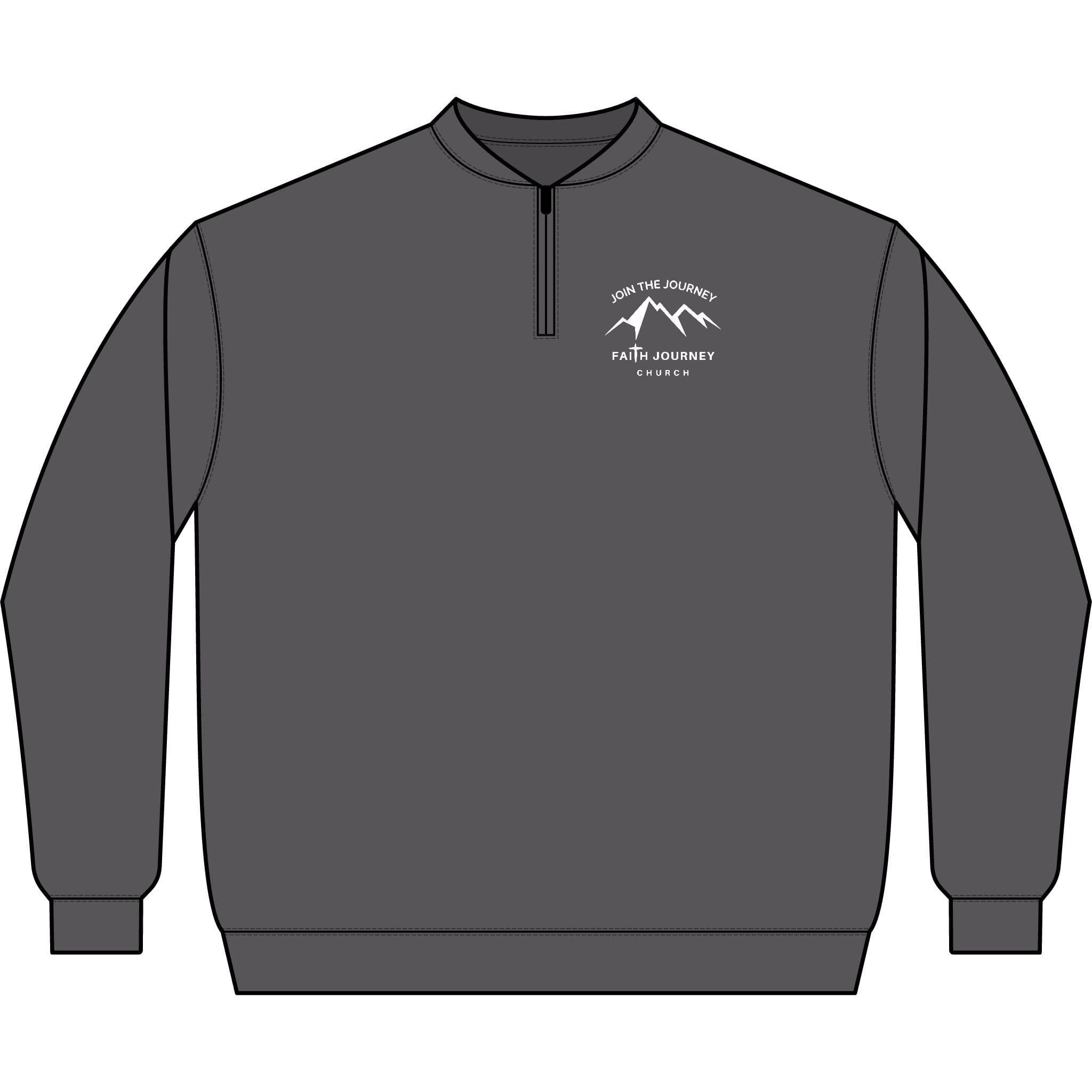 Faith Journey Church "Join the Journey" - Midweight quarter zip sweatshirt - Image 9