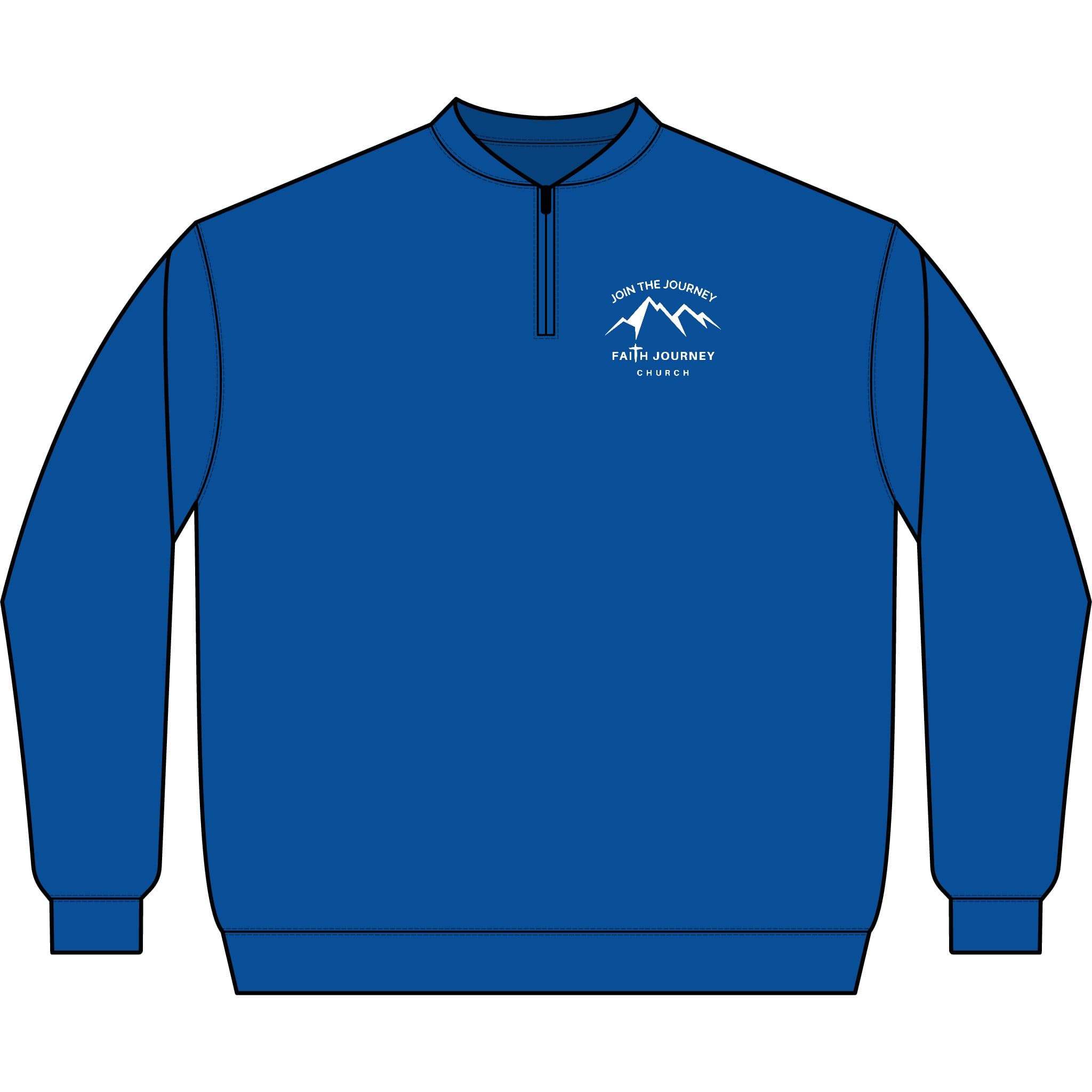 Faith Journey Church "Join the Journey" - Midweight quarter zip sweatshirt - Image 11