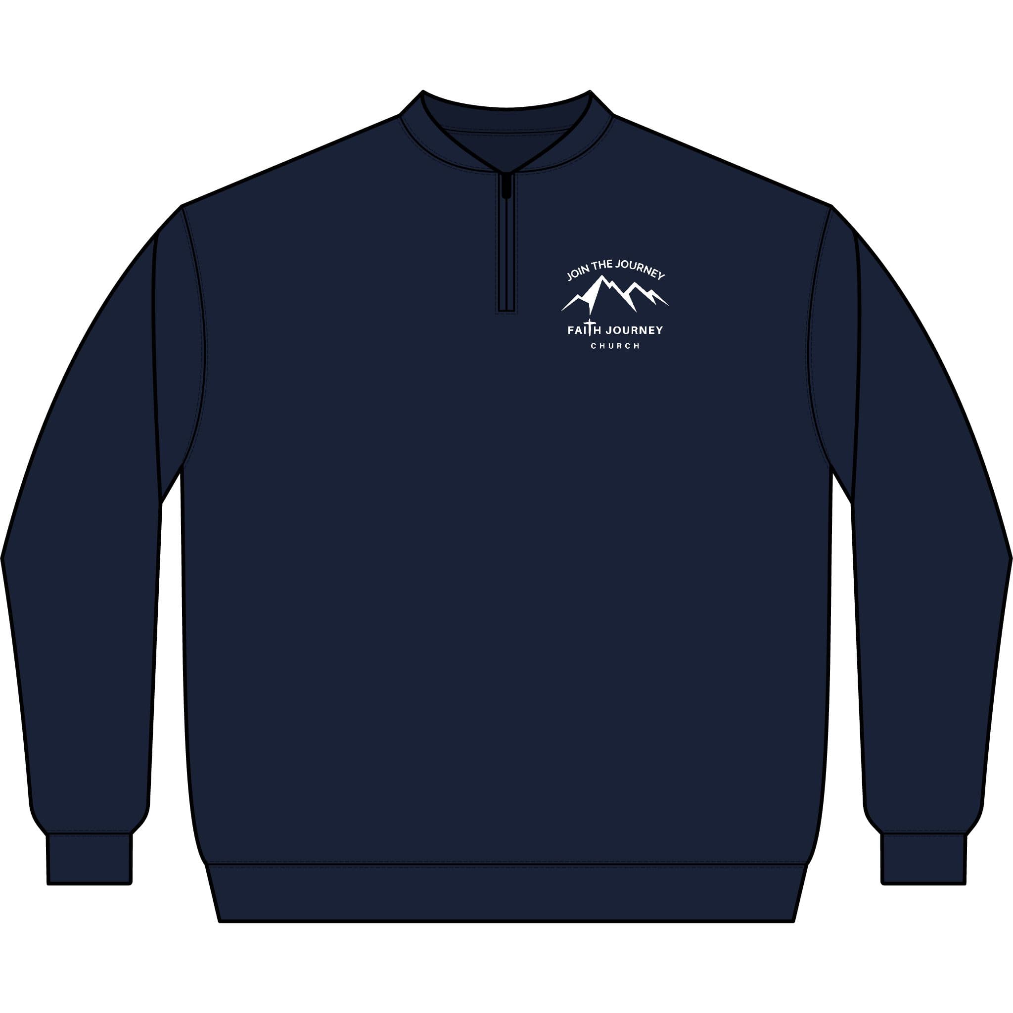 Faith Journey Church "Join the Journey" - Midweight quarter zip sweatshirt - Image 13
