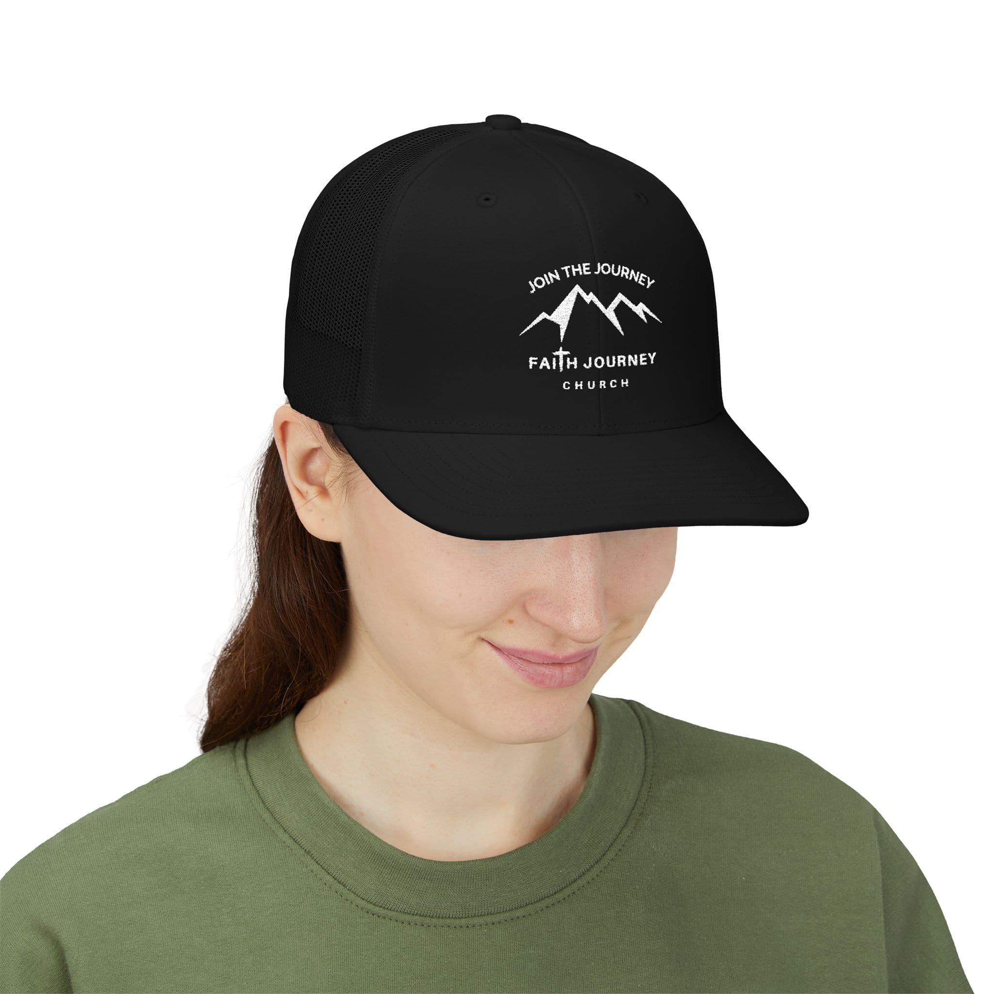 Faith Journey Church Trucker Cap — "Join the Journey" Embroidered Snapback - Image 12