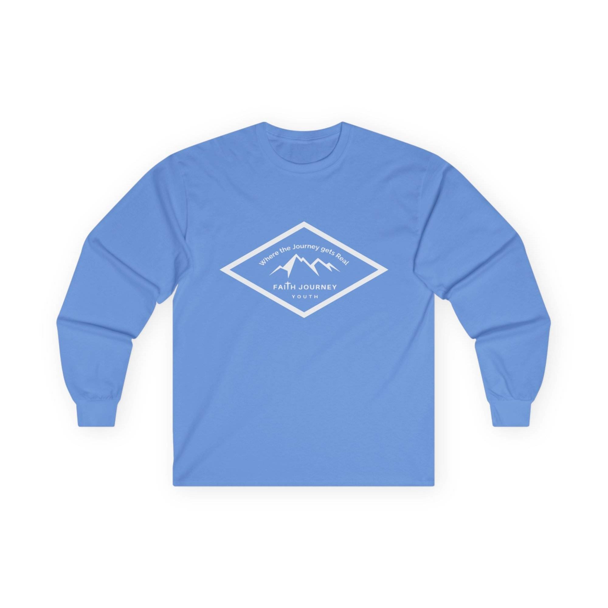 Faith Journey Youth Long Sleeve Tee, Inspirational Apparel, Church Event Wear, Casual Faith Clothing - Image 7