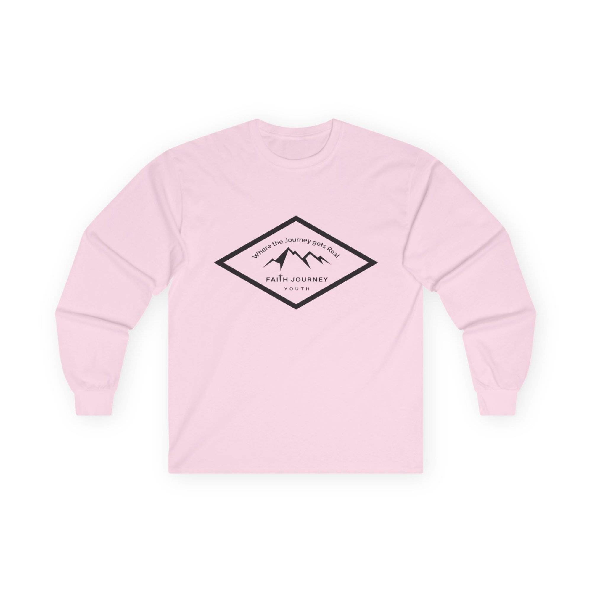 Faith Journey Youth Long Sleeve Tee, Inspirational Apparel, Church Event Wear, Casual Faith Clothing - Image 10
