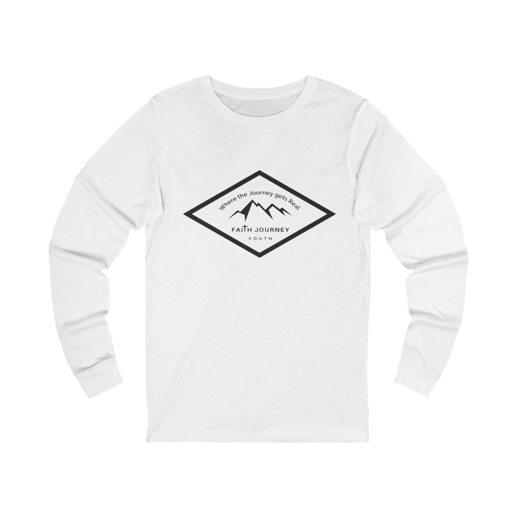 Long Sleeve Tee with Faith Journey Youth Logo – Unisex