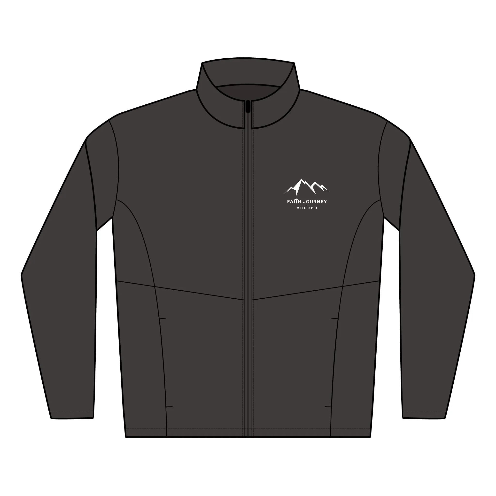 Men’s Soft Shell Jacket – Faith Journey Church Embroidered Collection