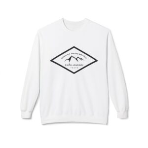 Faith Journey Youth Fleece Crewneck Sweatshirt | Unisex, Cozy Layer, Church Apparel