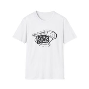 “Faith Journey Kids” – Unisex T-Shirt – Perfect for Church Events, Gifts, Casual Wear